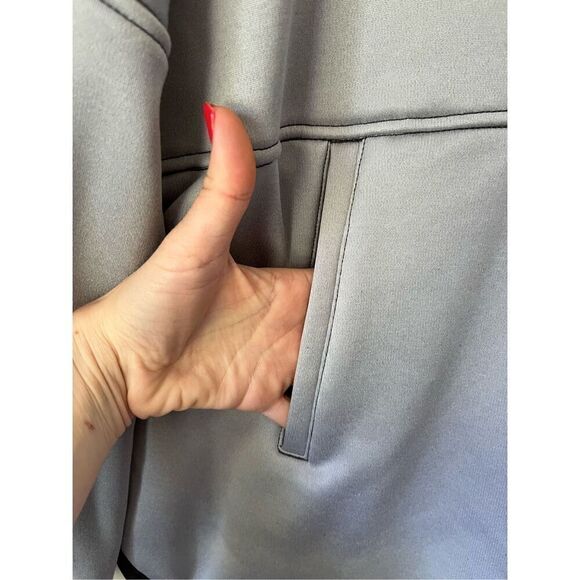 North Face Canyon Flats Stretch Poncho Pullover Gray size Small - Picture 13 of 13